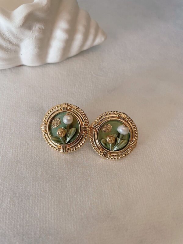Love Poetry French Retro Earrings