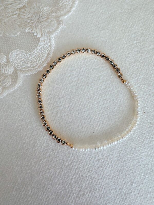 Adalira Tennis & Pearl Bracelet - Image 3