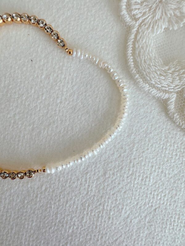 Adalira Tennis & Pearl Bracelet - Image 5