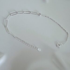 Minimalist Zirconia Silver Bracelet