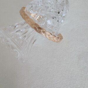 Twist Braided Cuff Bangle