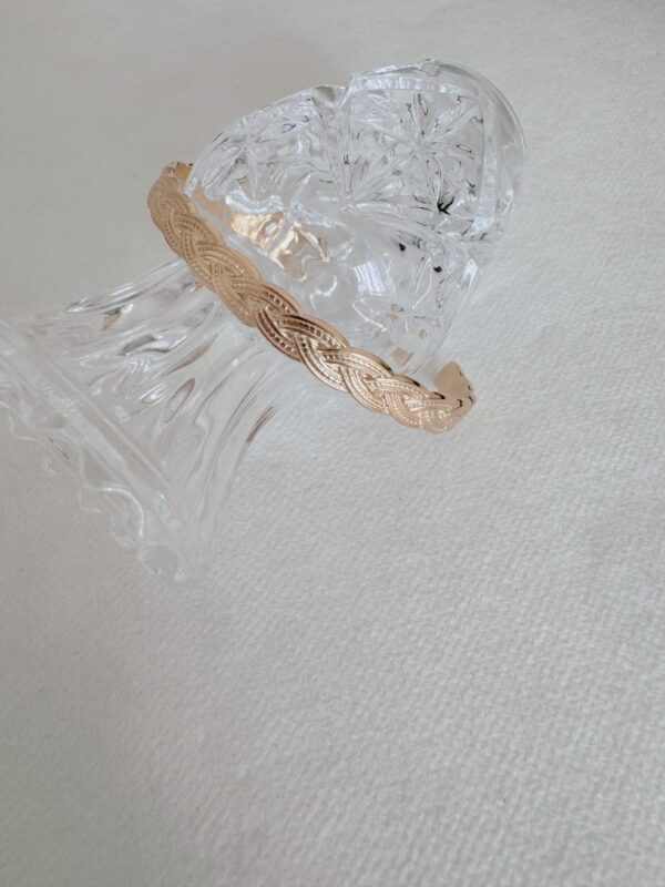 Twist Braided Cuff Bangle