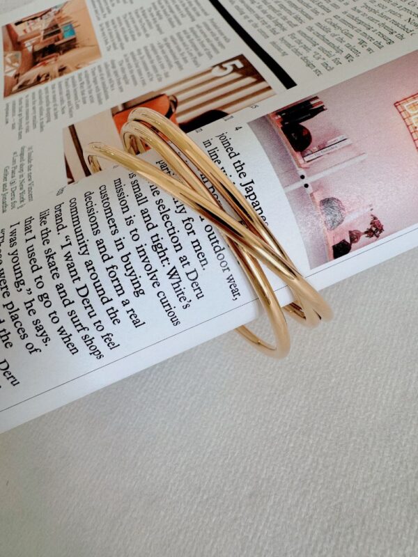 Triple Wrap Cuff Bangle - Image 3