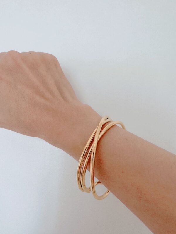 Triple Wrap Cuff Bangle - Image 4