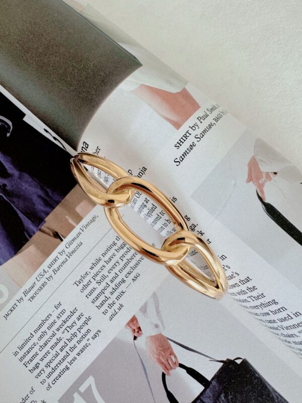 Three Lucky Knot Cuff Bangle - Image 4