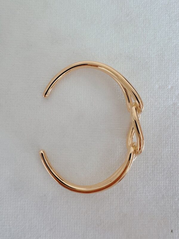 Three Lucky Knot Cuff Bangle - Image 5