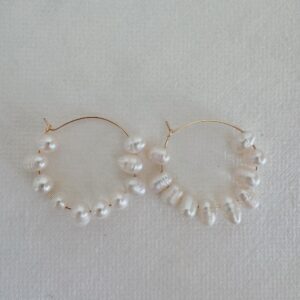 French Pearl Hoop