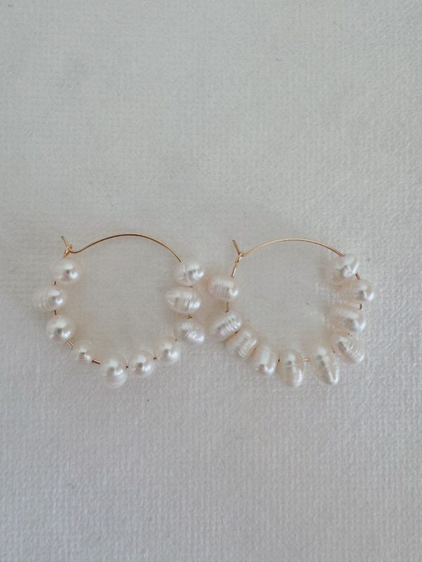 French Pearl Hoop