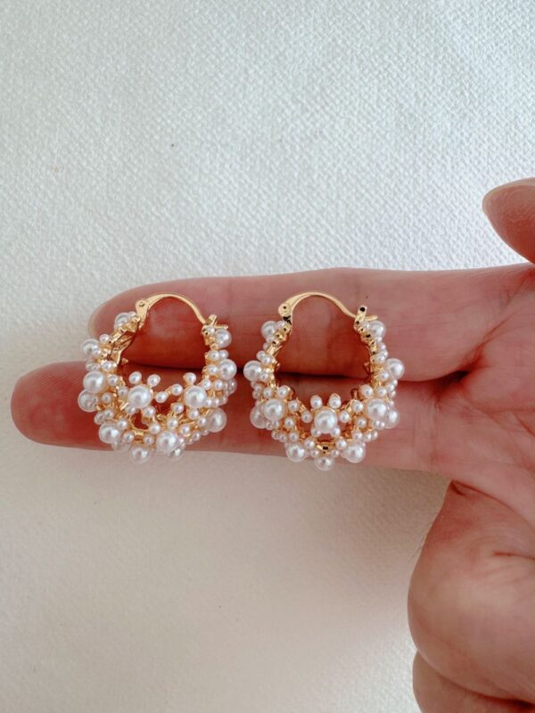 Romantic Millet Bead Earrings - Image 5