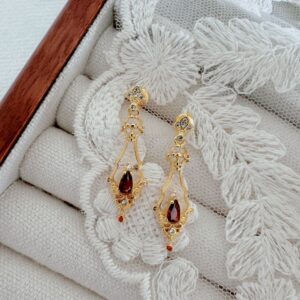 Palace Retro Garnet Earrings