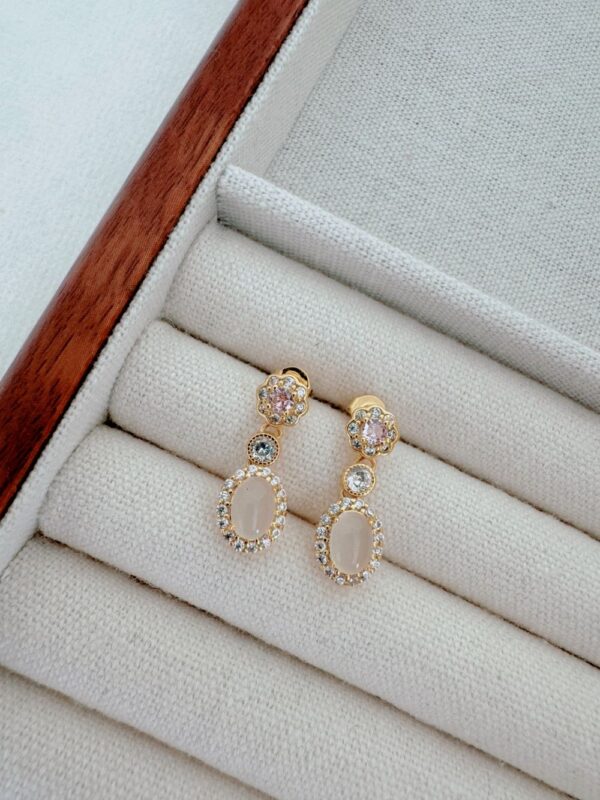 Cherry Blossom Pink Earrings - Image 4