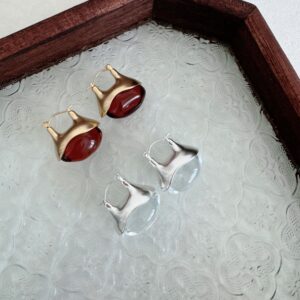 French Retro Glass Earring