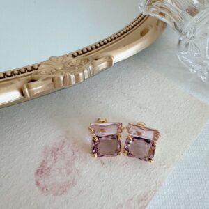 Sugar Cube Crushed Earrings