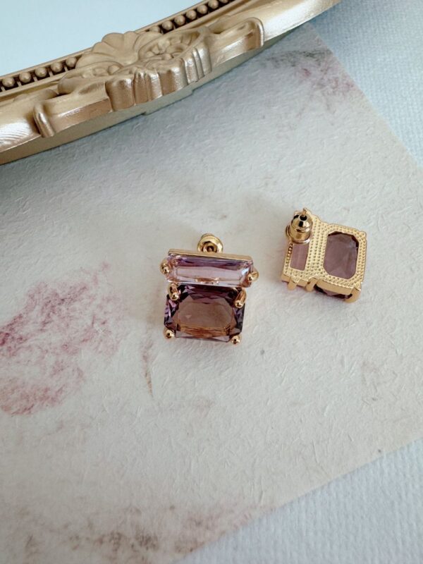 Sugar Cube Crushed Earrings - Image 5