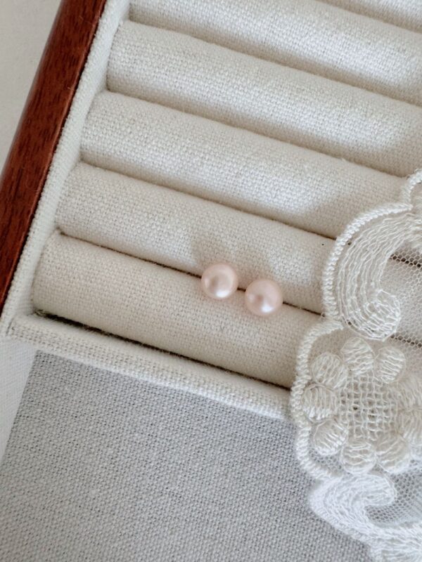 Petite Cotton Pink Earrings