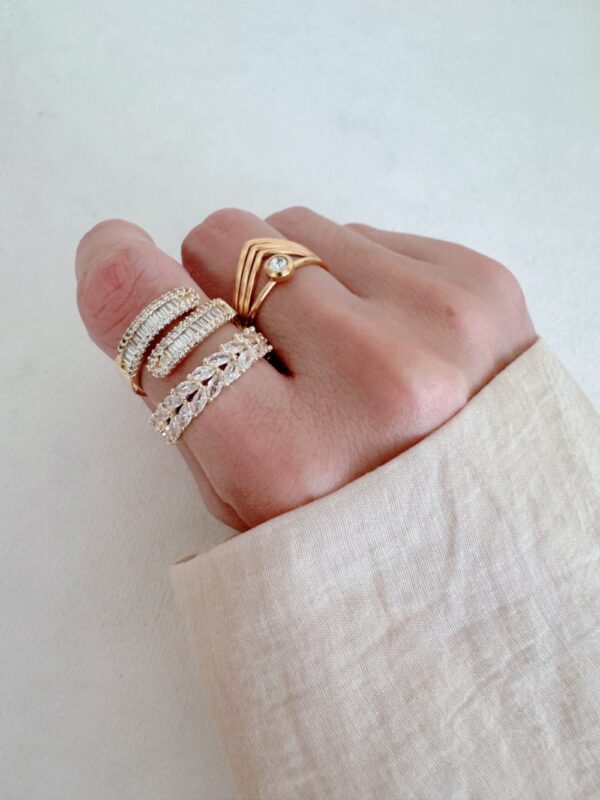 Shiny Full Zirconia Ring - Image 3