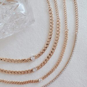 Amelie Zircon Chain Bracelet