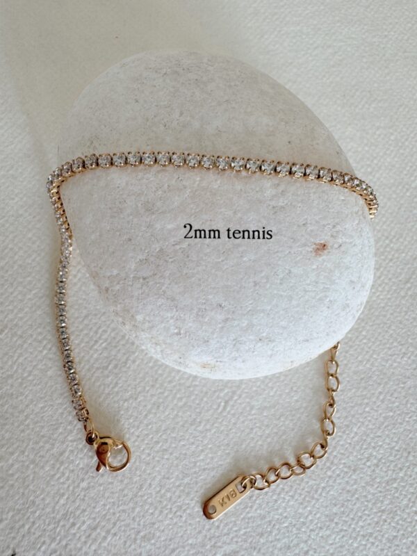 Amelie Zircon Chain Bracelet - Image 5