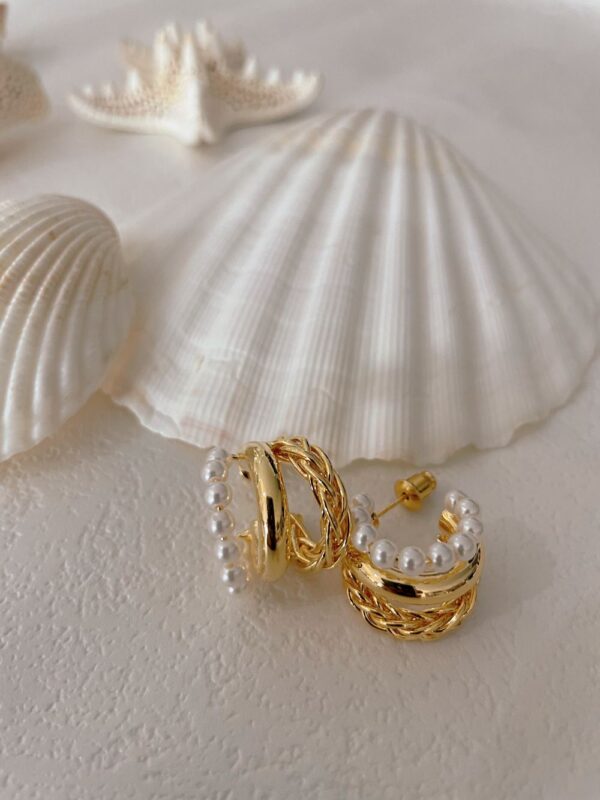 Triple Layer Retro Hoop Earring