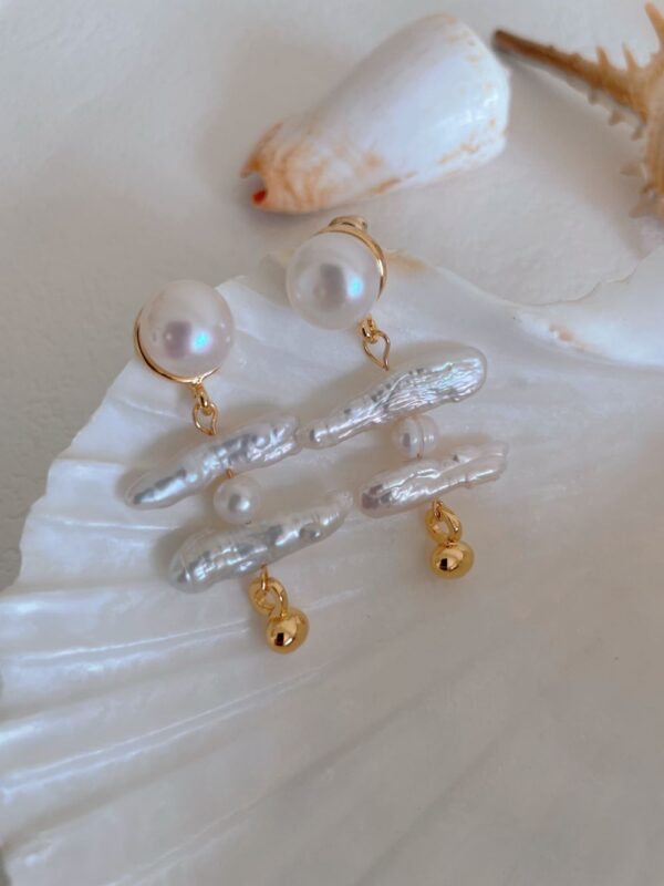 Tassel Long Pearl Earrings