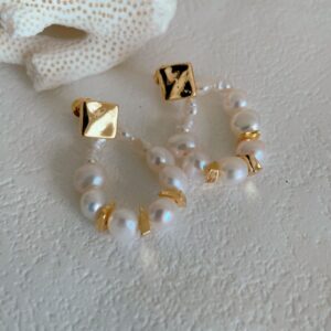 Retro Baroque Pearl Earrings