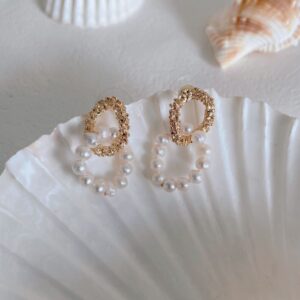 Oval Special-shaped Earrings