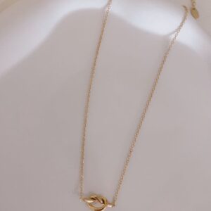 Sweetheart Knotted Heart Necklace