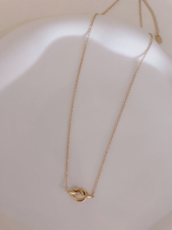 Sweetheart Knotted Heart Necklace