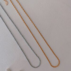 Sparkling Gypsophila Chain Necklace