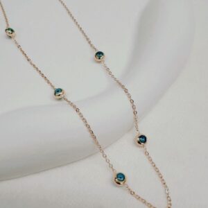 Eyeballs In Turquoise (Two-sided) Necklace