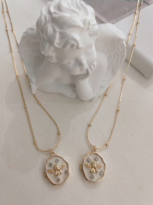 Baby Angel Photo Box Necklace