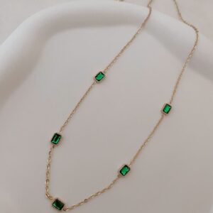 Sarah Green Stone Necklace