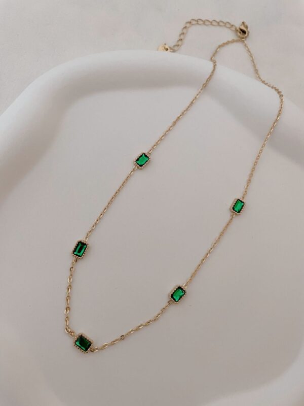 Sarah Green Stone Necklace