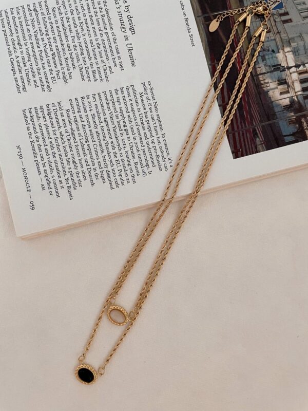 Aurora Double Layer Necklace - Image 3