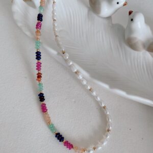 Adeline Hand-beaded Necklace