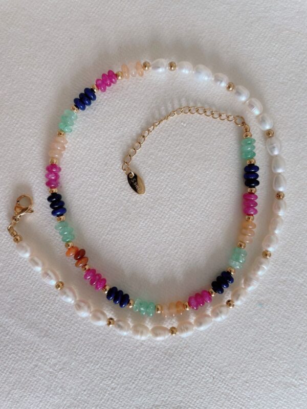 Adeline Hand-beaded Necklace - Image 3
