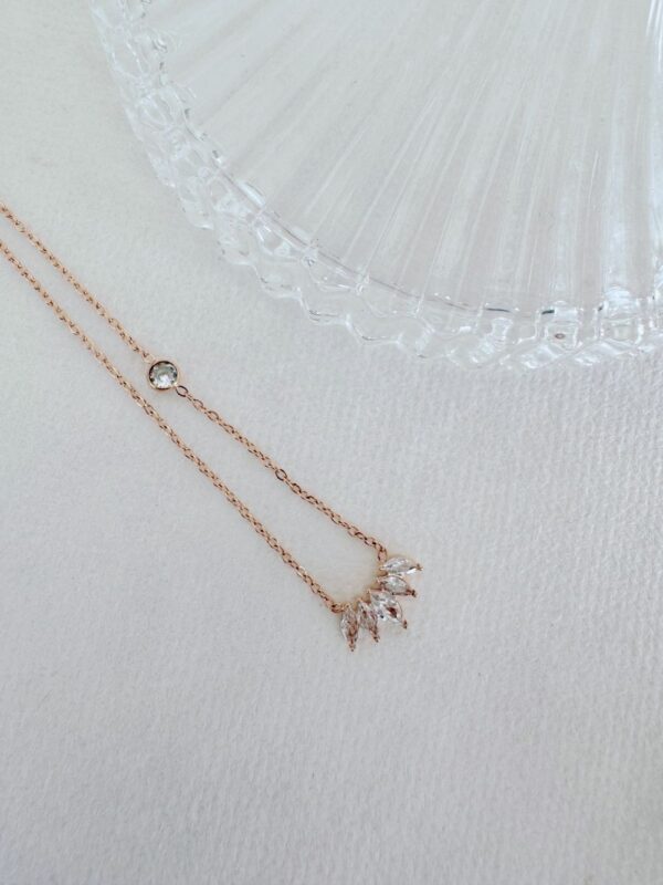 Amy Versatile Zirconia Necklace - Image 3