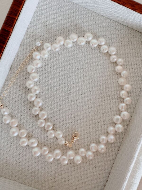 Vintage French Braided Necklace - Image 4