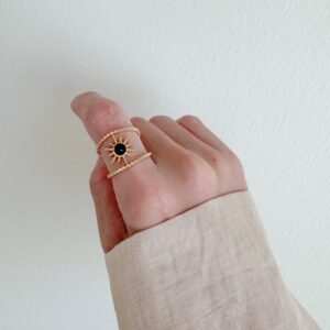 Eight Pointed Star Ring
