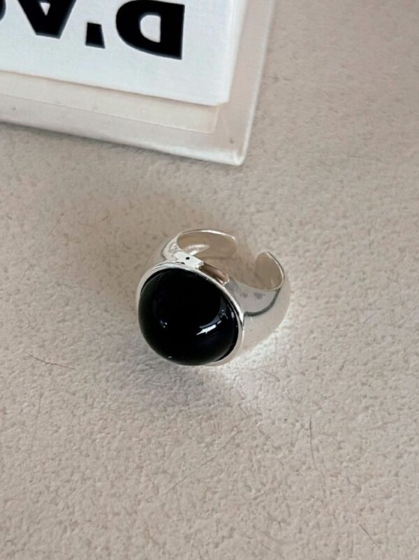 Black Oil Drip Ring - Image 3