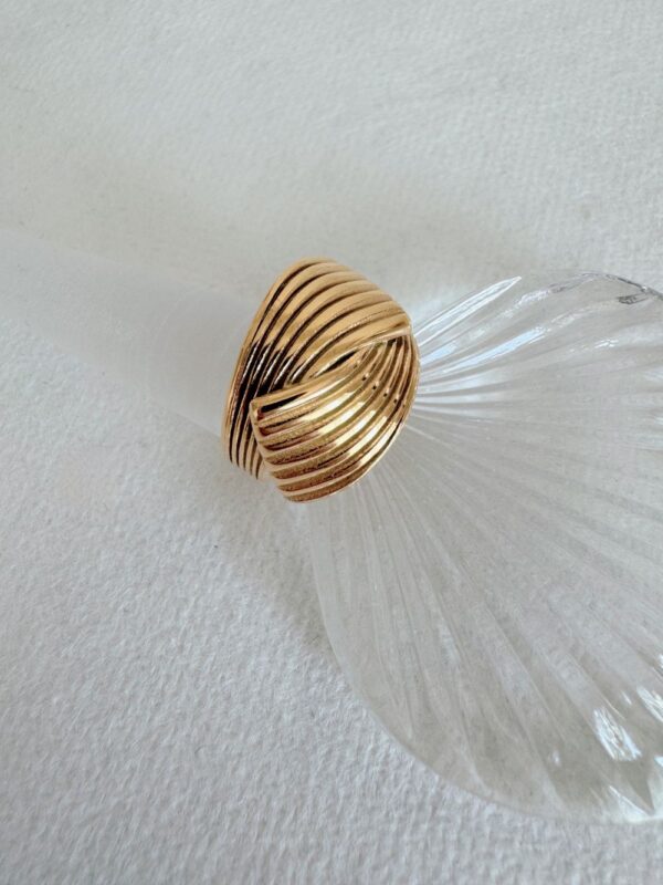 Stripped Cross Ring