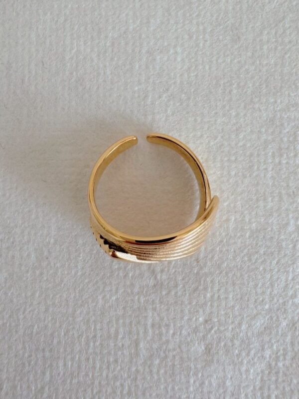 Stripped Cross Ring - Image 4